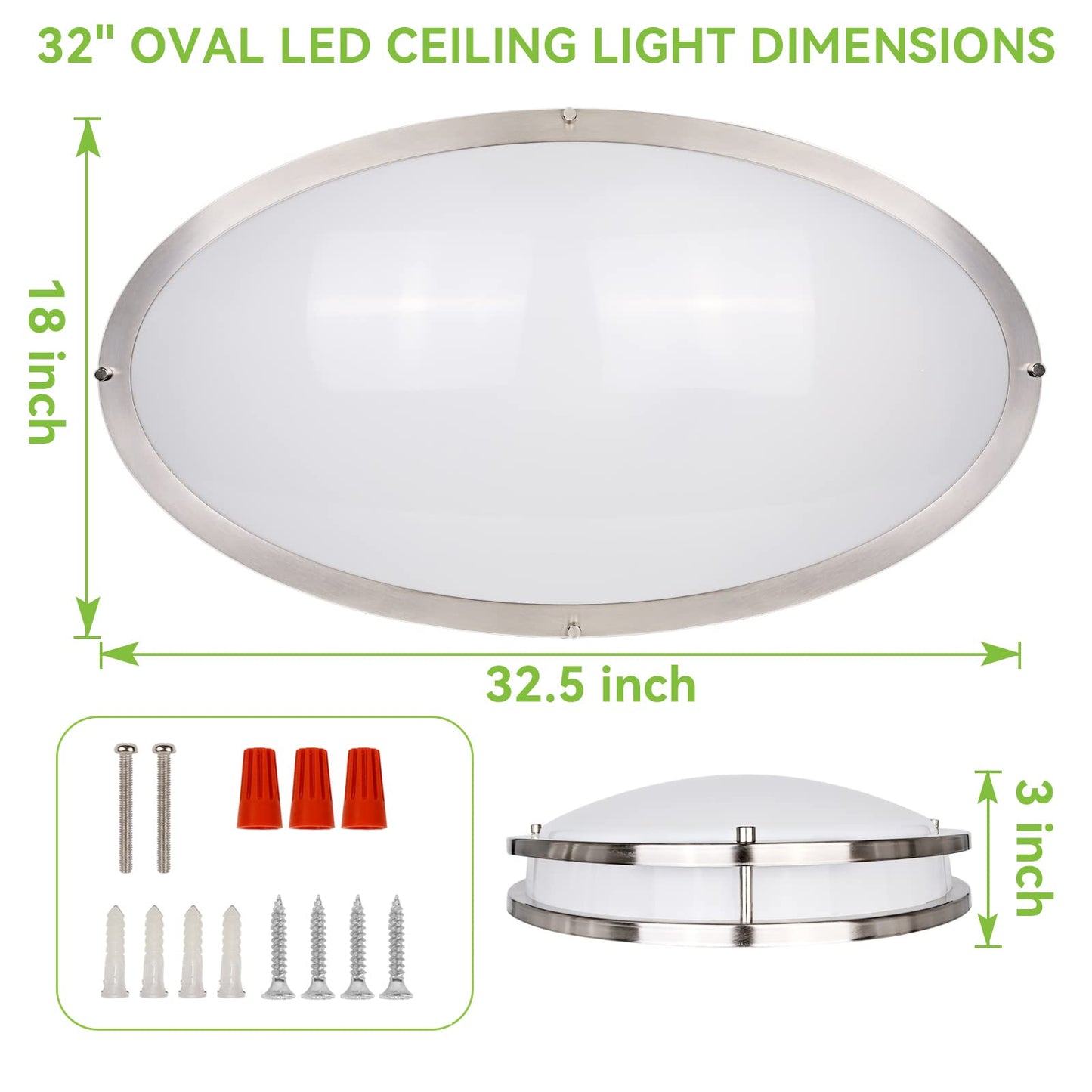 13 inch Flush Mount LED Ceiling Light Fixture, 2700K/3000K/3500K/4000K/5000K Adjustable Ceiling Lights, Oil Rubbed Bronze Saturn Dimmable Lighting for Hallway Bathroom Kitchen or Stairwell, ETL Listed