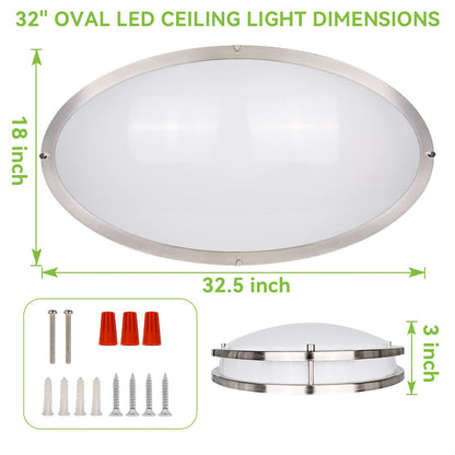 13 inch Flush Mount LED Ceiling Light Fixture, 2700K/3000K/3500K/4000K/5000K Adjustable Ceiling Lights, Oil Rubbed Bronze Saturn Dimmable Lighting for Hallway Bathroom Kitchen or Stairwell, ETL Listed