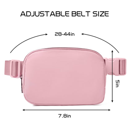 Gitus Belt Bag Fanny Pack Crossbody Bags with Initial Letter Patch Cute Stuff Birthday Gifts for Teenager Girls Cool Stuff for Teens Trendy Preppy Stuff for Teen Girls (Beige-A)