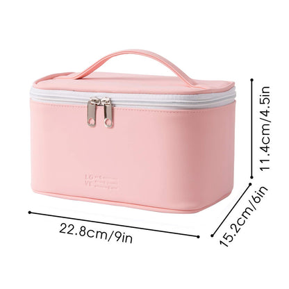 Meiyuuo Cute Makeup Bag Small Cosmetic Bags for Women Girls Gift for Teens Medium Pouch for Purse Essentials Toiletry Zip Pouch PU Waterproof Organizer Case (Cow Print)