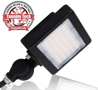 RuggedGrade 120W - Kivo II CS Series LED Floodlight - 17,400 Lumens - Color Selectable 30K/40K/50K - Knuckle Mount