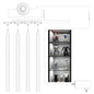 ASOKO Under Cabinet Led Light Plug in, Dimmable Daylight White 4500K, 3 Pack 12 inch Linkable Led Under Counter Lights for Kitchen, Shelf, Workbench, Cupboard, ETL Listed Plug 24V, UNO-LK 4500K