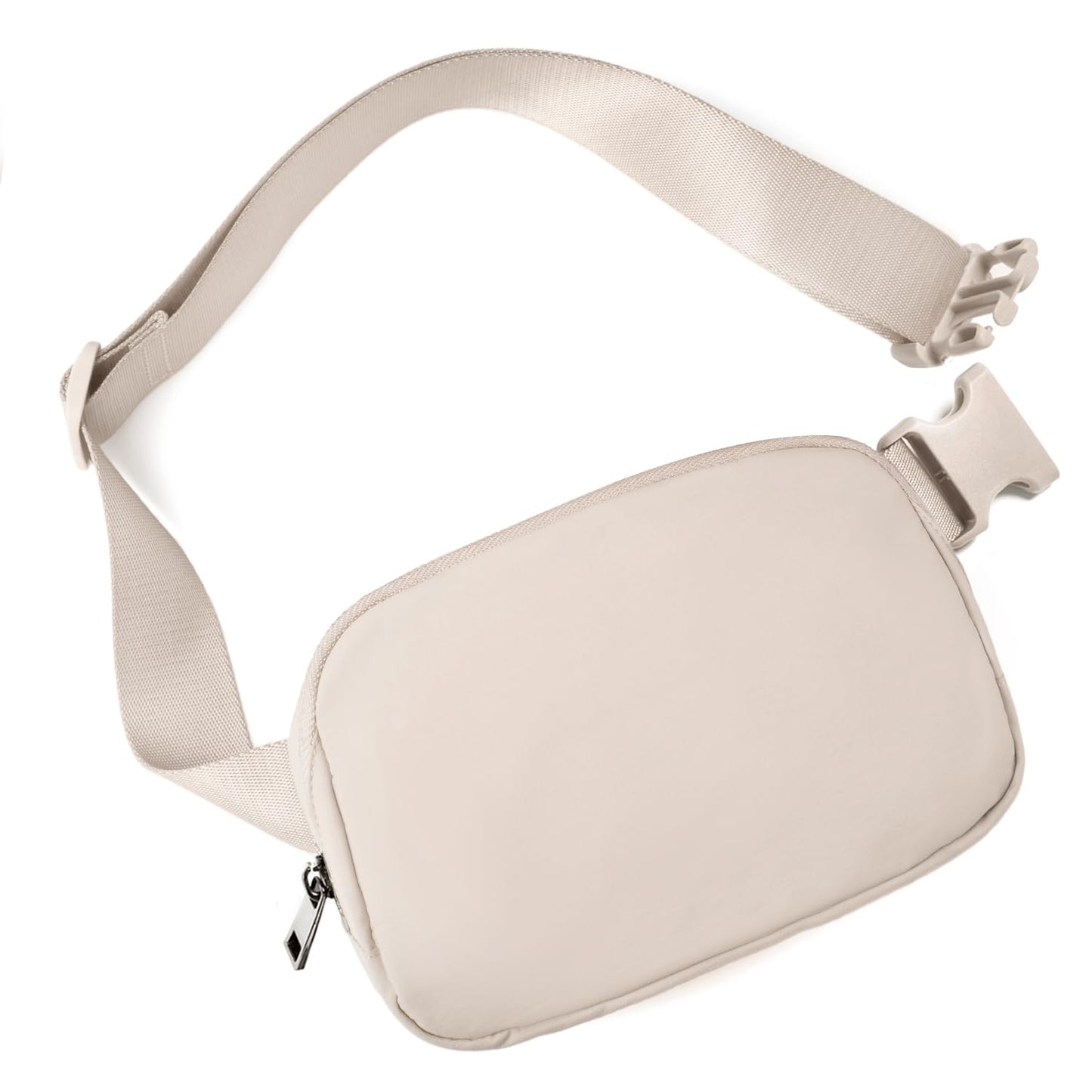Gitus Belt Bag Fanny Pack Crossbody Bags with Initial Letter Patch Cute Stuff Birthday Gifts for Teenager Girls Cool Stuff for Teens Trendy Preppy Stuff for Teen Girls (Beige-A)