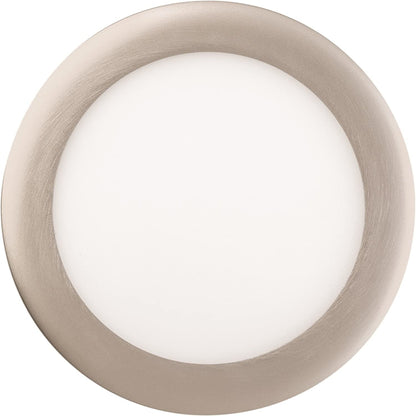 Lithonia Lighting WF4 LED 27K30K35K 90CRI MB M6 Recessed Wafer Downlight with Ultra Thin Round Trim, Color Temperature Selectable, 2700K | 3000K | 3500K, 4-Inch, Matte Black