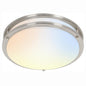 13 inch Flush Mount LED Ceiling Light Fixture, 2700K/3000K/3500K/4000K/5000K Adjustable Ceiling Lights, Oil Rubbed Bronze Saturn Dimmable Lighting for Hallway Bathroom Kitchen or Stairwell, ETL Listed