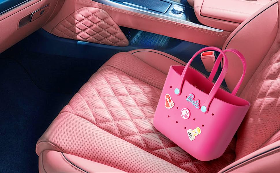 MINISO Barbie Lunch Bag For Women Lunch Tote Bag Cute With Handle Bento Bags Barbie Daylight Shiny Series