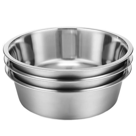 Upgraded Elevated Cat Bowls with Food Mat,15°Tilted Stand Anti Vomiting Raised Cat Dishes for Food and Water,2 Stainless Steel Bowls for Cats and Puppy