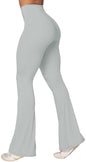 Sunzel Flare Leggings, Crossover Yoga Pants with Tummy Control, High-Waisted and Wide Leg