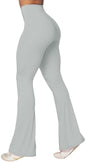 Sunzel Flare Leggings, Crossover Yoga Pants with Tummy Control, High-Waisted and Wide Leg