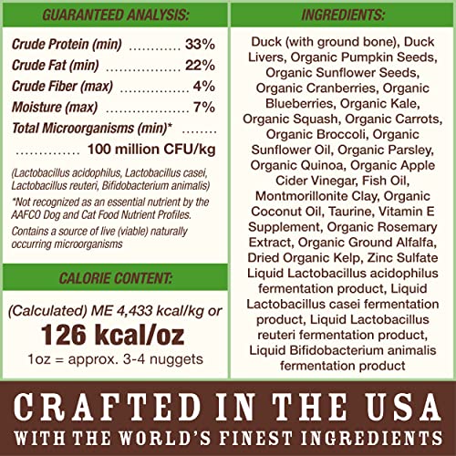 Primal Freeze Dried Raw Cat Food Nuggets Venison, Complete & Balanced Meal or Topper, Premium, Healthy, Grain Free, High Protein Raw Cat Food with Probiotics (14 oz)