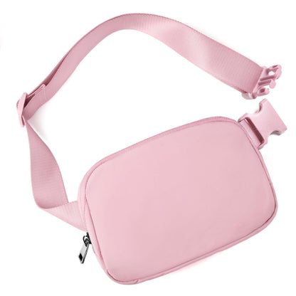 Gitus Belt Bag Fanny Pack Crossbody Bags with Initial Letter Patch Cute Stuff Birthday Gifts for Teenager Girls Cool Stuff for Teens Trendy Preppy Stuff for Teen Girls (Beige-A)