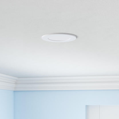 Ensenior 6 Pack 6 Inch LED Recessed Light, Dimmable, 2700K-5000K 5CCT, 1200LM High Brightness, 12W 120V, Damp Rated, Ultra-Thin Canless Wafer Ceiling Light - ETL & FCC & IC