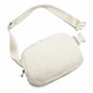 Gitus Belt Bag Fanny Pack Crossbody Bags with Initial Letter Patch Cute Stuff Birthday Gifts for Teenager Girls Cool Stuff for Teens Trendy Preppy Stuff for Teen Girls (Beige-A)