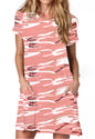 Alaster Women’s Casual Summer T Shirt Dress Loose Short Sleeve Tunic Dress with Pocket for Women