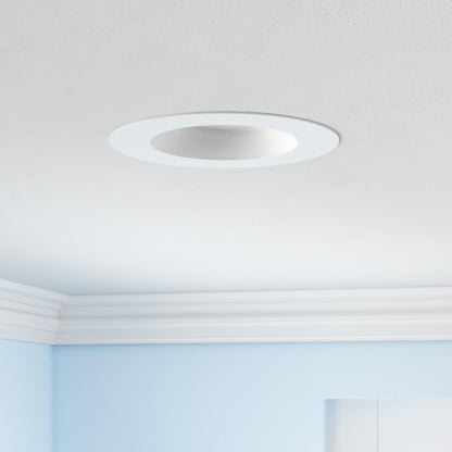 Sunco Recessed Lighting 6 Inch, Retrofit Can Lights, 965LM, 13W (75W Equivalent), Selectable CCT 2700K/3000K/3500K/4000K/5000K, Dimmable, Baffle Trim, Damp Rated UL 4 Pack