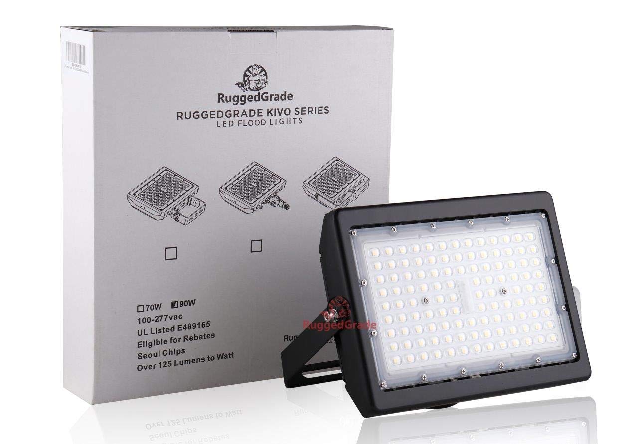 RuggedGrade 120W - Kivo II CS Series LED Floodlight - 17,400 Lumens - Color Selectable 30K/40K/50K - Knuckle Mount