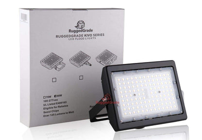 RuggedGrade 120W - Kivo II CS Series LED Floodlight - 17,400 Lumens - Color Selectable 30K/40K/50K - Knuckle Mount