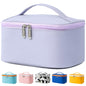 Meiyuuo Cute Makeup Bag Small Cosmetic Bags for Women Girls Gift for Teens Medium Pouch for Purse Essentials Toiletry Zip Pouch PU Waterproof Organizer Case (Cow Print)