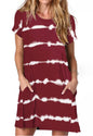 Alaster Women’s Casual Summer T Shirt Dress Loose Short Sleeve Tunic Dress with Pocket for Women