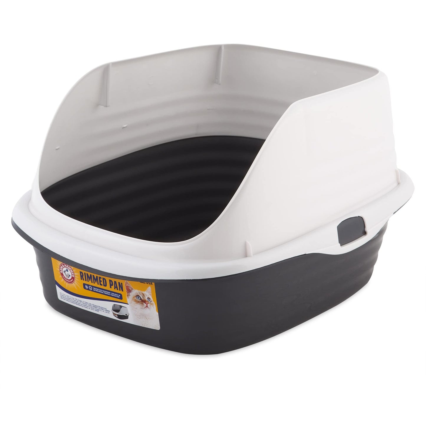 Arm & Hammer Cat Boxes for Indoor Cats with Microban, Sifting Litter Box, Scoop Free Cat Litter Tray, USA Made
