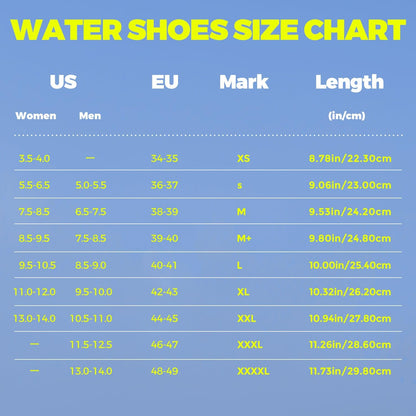 JOTO Water Shoes for Women Men Kids, Barefoot Quick-Dry Aqua Water Socks Slip-on Swim Beach Shoes for Snorkeling Surfing Kayaking Beach Walking Yoga