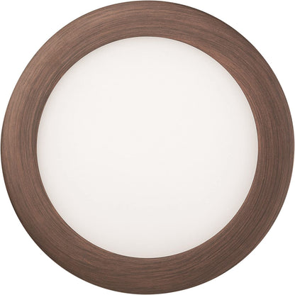 Lithonia Lighting WF4 LED 27K30K35K 90CRI MB M6 Recessed Wafer Downlight with Ultra Thin Round Trim, Color Temperature Selectable, 2700K | 3000K | 3500K, 4-Inch, Matte Black