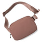 Gitus Belt Bag Fanny Pack Crossbody Bags with Initial Letter Patch Cute Stuff Birthday Gifts for Teenager Girls Cool Stuff for Teens Trendy Preppy Stuff for Teen Girls (Beige-A)