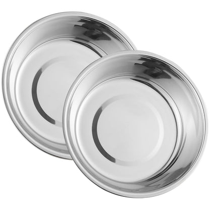 Upgraded Elevated Cat Bowls with Food Mat,15°Tilted Stand Anti Vomiting Raised Cat Dishes for Food and Water,2 Stainless Steel Bowls for Cats and Puppy