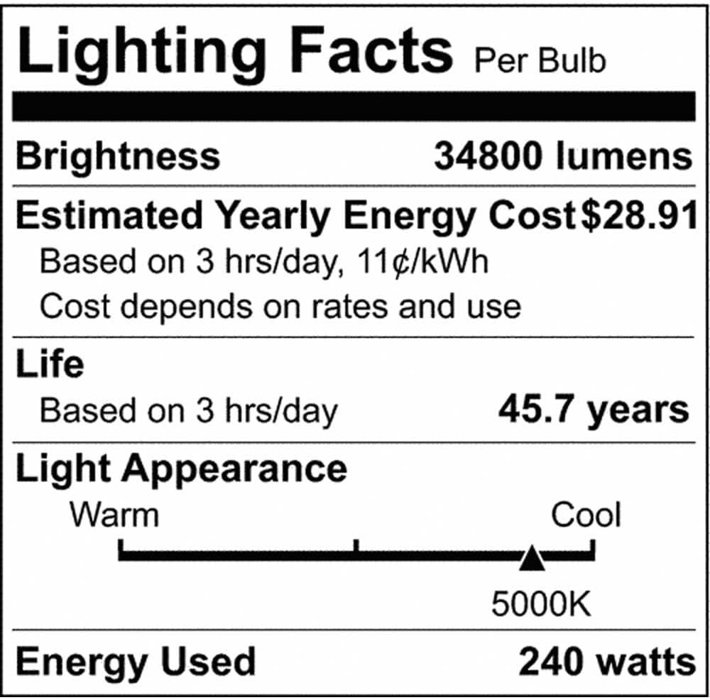 Satco 66632 - LED UFO HIGHBAY 240W/5000K 65-808 Indoor Round UFO High Low Bay LED Fixture