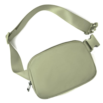 Gitus Belt Bag Fanny Pack Crossbody Bags with Initial Letter Patch Cute Stuff Birthday Gifts for Teenager Girls Cool Stuff for Teens Trendy Preppy Stuff for Teen Girls (Beige-A)