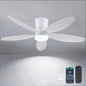 Ceiling Fans with Lights-36 Low Profile Ceiling Fan with Light and Remote/APP Control,Flush Mount,DC Reversible,LED Dimmable Blakc Ceiling Fans for Bedroom,Indoor/Outdoor Patio Use