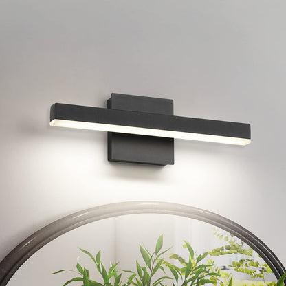 Joossnwell Black Bathroom Vanity Light Fixtures Dimmable 5CCT LED Bathroom Lighting Bar 15.75 Inch Modern Bath Lights Fixture Over Mirror 12W