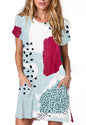Alaster Women’s Casual Summer T Shirt Dress Loose Short Sleeve Tunic Dress with Pocket for Women