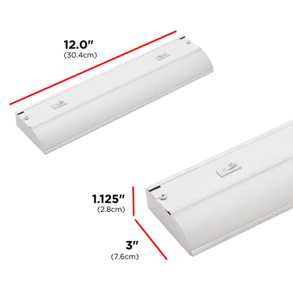 UltraPro 24 inch Hardwired Under Cabinet Lights, 3 Color Settings - 2700K/4000K/5000K - Warm White, Cool White, and Daylight, Under Cabinet Lighting, Dimmable Under Counter Lights for Kitchen, 45368