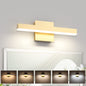 Joossnwell Black Bathroom Vanity Light Fixtures Dimmable 5CCT LED Bathroom Lighting Bar 15.75 Inch Modern Bath Lights Fixture Over Mirror 12W