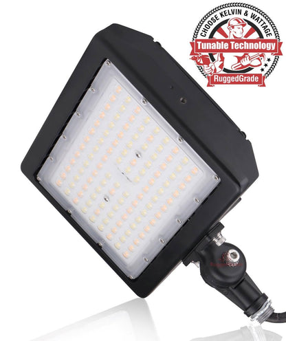 RuggedGrade 120W - Kivo II CS Series LED Floodlight - 17,400 Lumens - Color Selectable 30K/40K/50K - Knuckle Mount