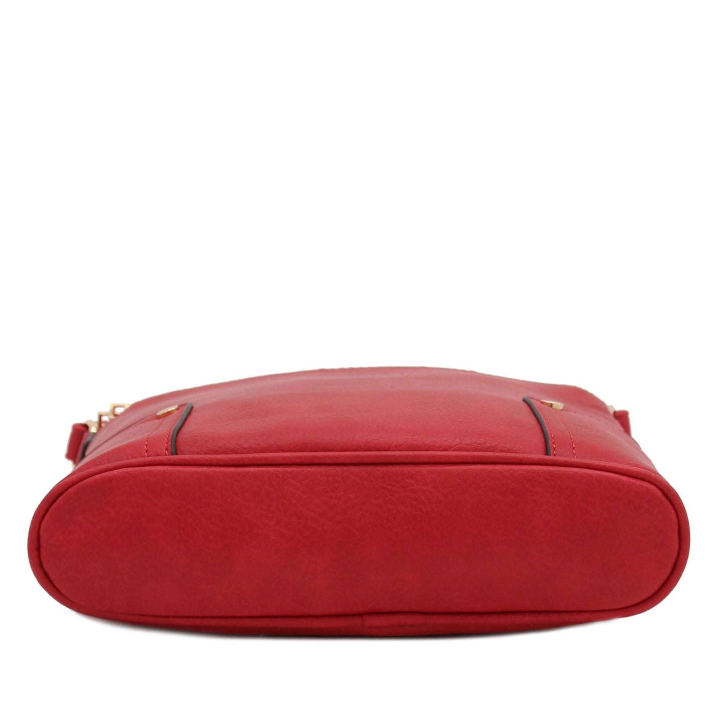 ALYSSA Triple Zip Pocket Large Crossbody Bag