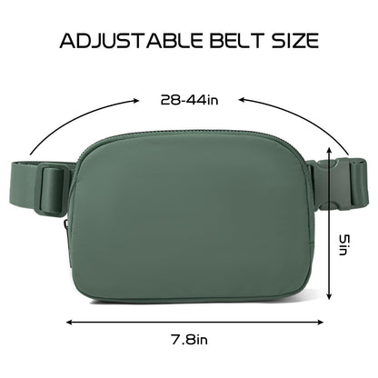 Gitus Belt Bag Fanny Pack Crossbody Bags with Initial Letter Patch Cute Stuff Birthday Gifts for Teenager Girls Cool Stuff for Teens Trendy Preppy Stuff for Teen Girls (Beige-A)