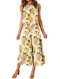 ROYLAMP Women's Summer 2 Piece Outfits Round Neck Crop Basic Top Cropped Wide Leg Pants Set Jumpsuits