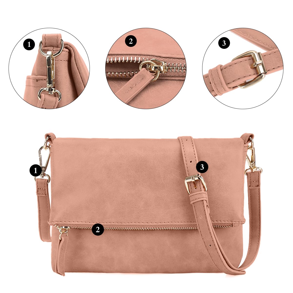 Gladdon Crossbody bags for Women Crossbody Purse Shoulder Bag