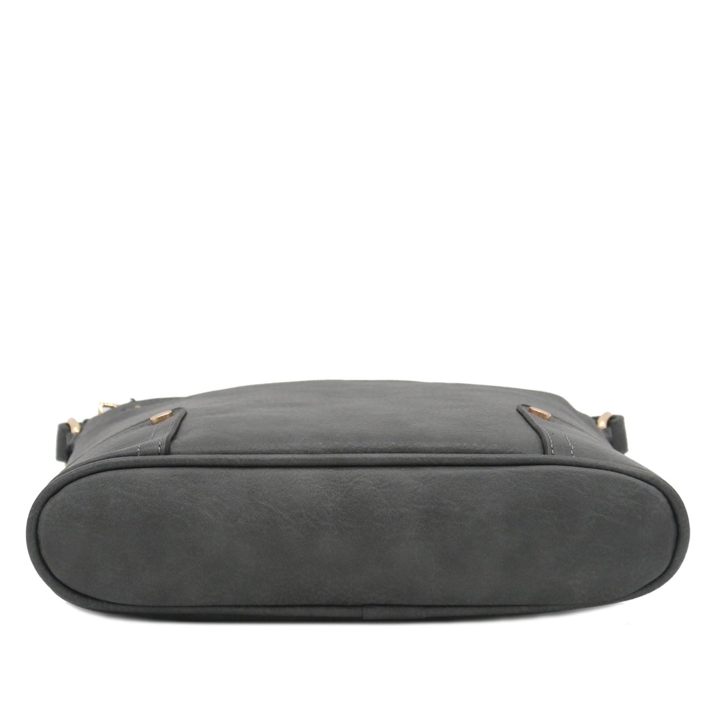 ALYSSA Triple Zip Pocket Large Crossbody Bag