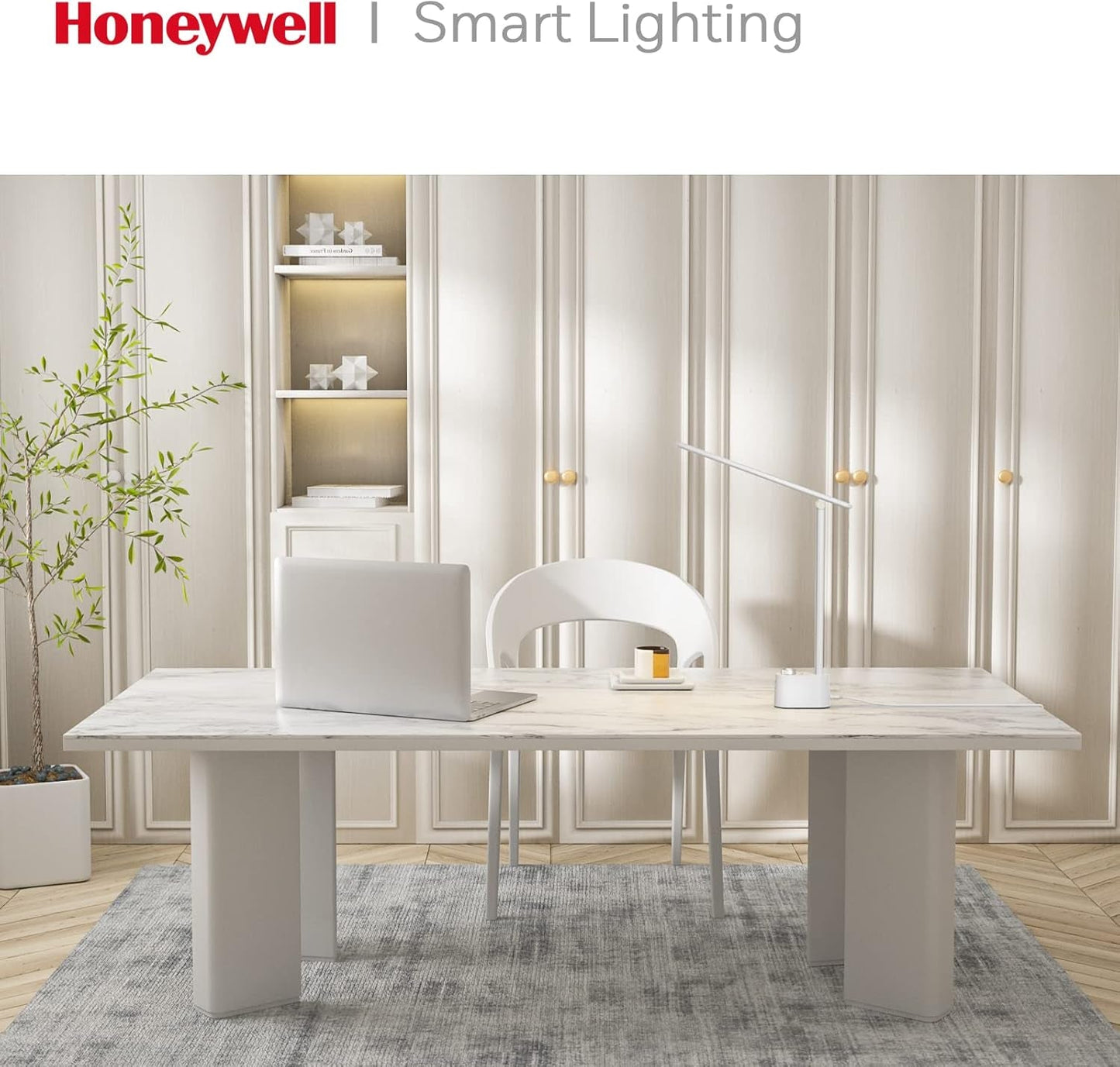 LED Desk Lamp with USB Charging Ports - Sunturalux™ HWT-H01 Stepless