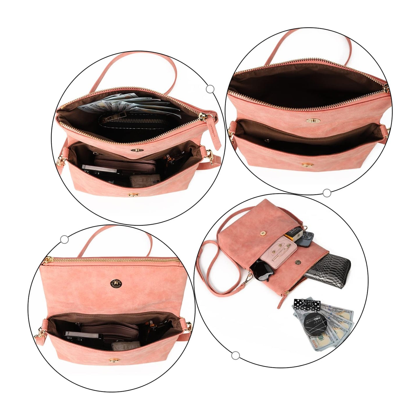 Gladdon Crossbody bags for Women Crossbody Purse Shoulder Bag