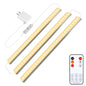 Maylit Under Cabinet Lights Plug in, 3 Pcs 12 Inch Ultra Thin Under Cabinet Lighting, Super Bright Daylight White Under Counter Lights for Kitchen, Dimmable Light for Cabinet, Counter, Workbench, Desk