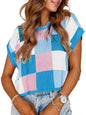 Womens Spring Crop Tops 2025 Cap Short Sleeve Sweater Vest Tank Loose Shirts Business Vacation Outfits Trendy Fall Summer Top