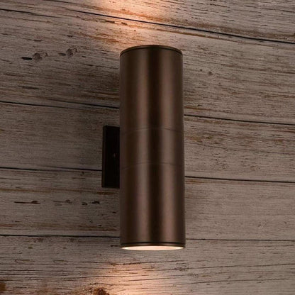 Outdoor Wall Lights Dusk to Dawn Exterior Lighting Fixtures Wall Mount - 2 Light Bulbs Included, Modern Sconces Wall Lighting- Up Down Exterior Outdoor Lights for Porch, Backyard and Patio