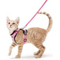 rabbitgoo Cat Harness and Leash for Walking, Escape Proof Soft Adjustable Vest Harnesses for Cats, Easy Control Breathable Reflective Strips Jacket, Black, XS
