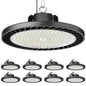 4Pack LED High Bay Light 200W 30000LM Commercial Lighting Products, 100-277V 6000K with Plug, Led Shop Lighting for Garage Barn Gyms Workshop Lighting