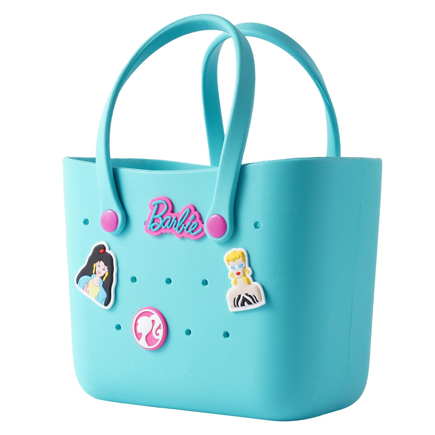 MINISO Barbie Lunch Bag For Women Lunch Tote Bag Cute With Handle Bento Bags Barbie Daylight Shiny Series