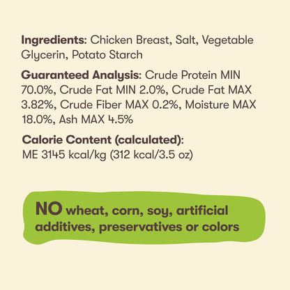 Pet 'n Shape Chik 'n Breast Jerky Dog Treats - 1 Pound